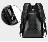 Casual Leather Backpack