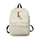 Heart Canvas Backpack