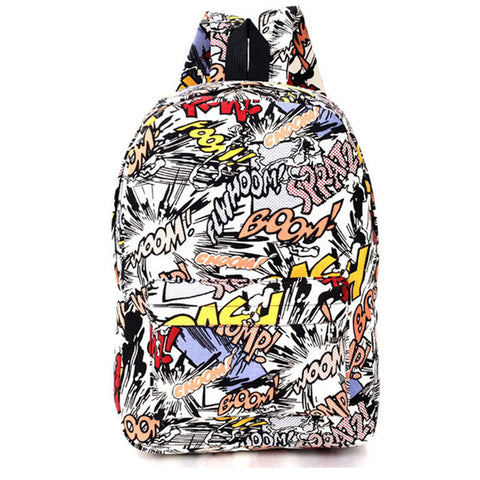 Canvas Backpack School Bag
