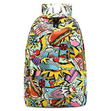 Canvas Backpack School Bag
