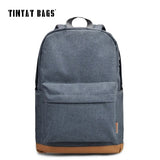 TINYAT Men's 15 inch laptop backpack computer male school backpacks rucksacks leisure for teenage mochila Escolar Gray Bag 1101